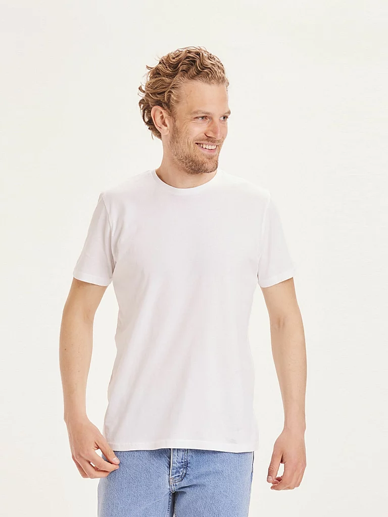 Knowledge Cotton Apparel Alder T-Shirt White XL 2